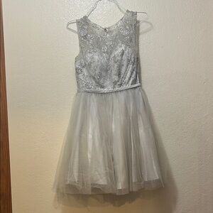 Elegant Silver Dress